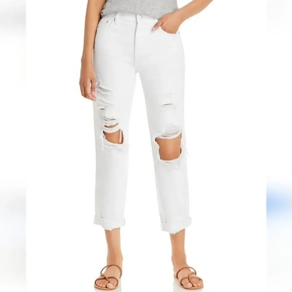 Pistola Presley High Rise Relaxed Roller Jeans Sz 27 NWT - Picture 3 of 10
